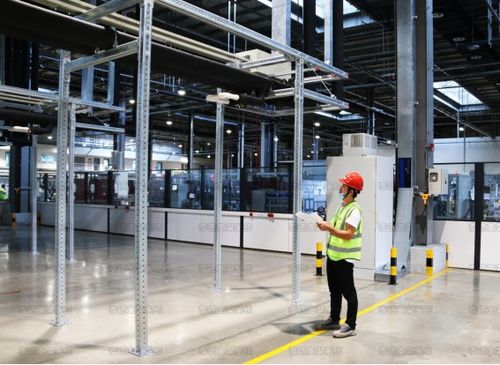 泰德重型管道支架系统在上海汽车工厂项目中的专业应用